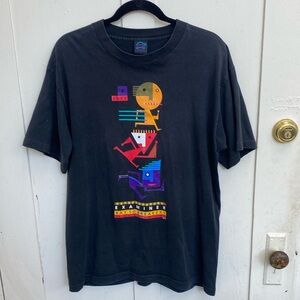 Vintage 1996 SF Examiner Bay to Breakers I Survived T-Shirt made in USA Sz L